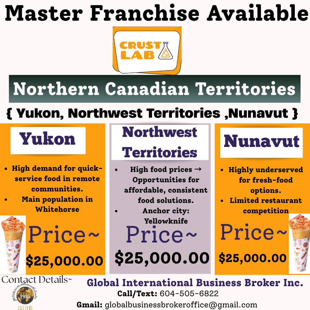 Master Franchise Opportunity — Northern Canadian Territories